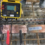 Voltage meters Earthing system installation by Direct Strike Ltd Gretna Scotland